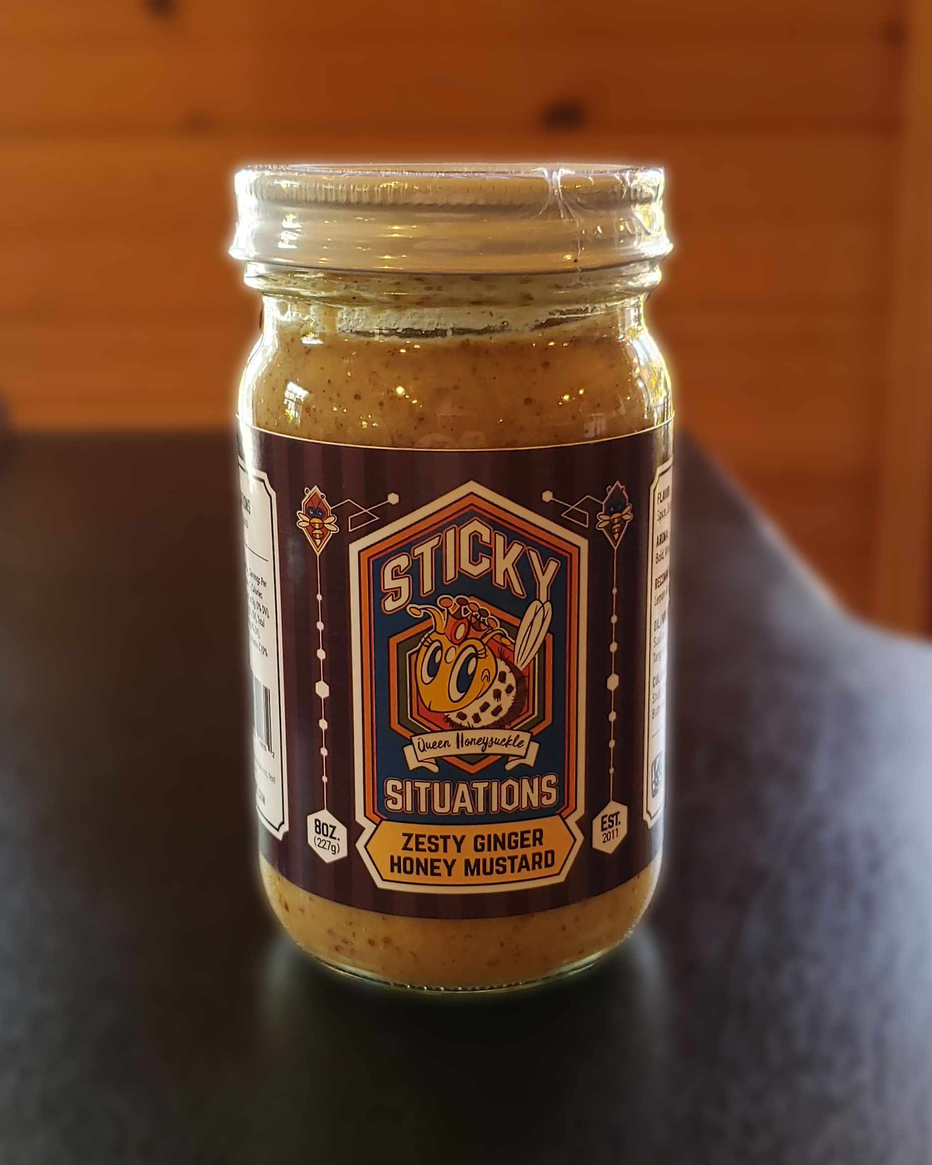 Zesty Ginger Honey Mustard Sticky Situations & Extra Virgin Oil