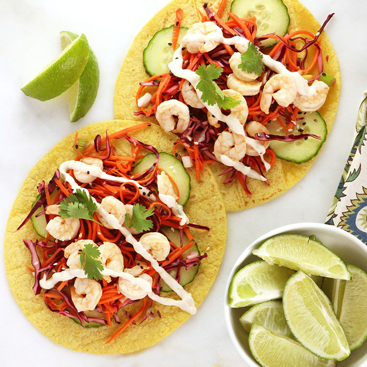 Fresh & Spicy Shrimp Tacos