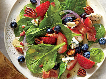 Spinach Salad with Honey Dressing