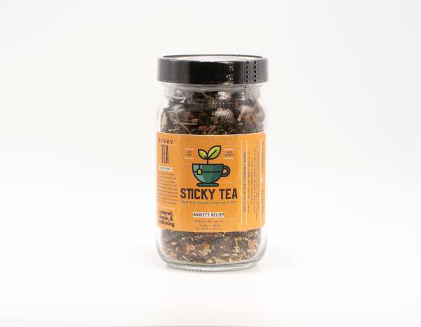 8 oz. Anxiety Relief Tea with label facing forward