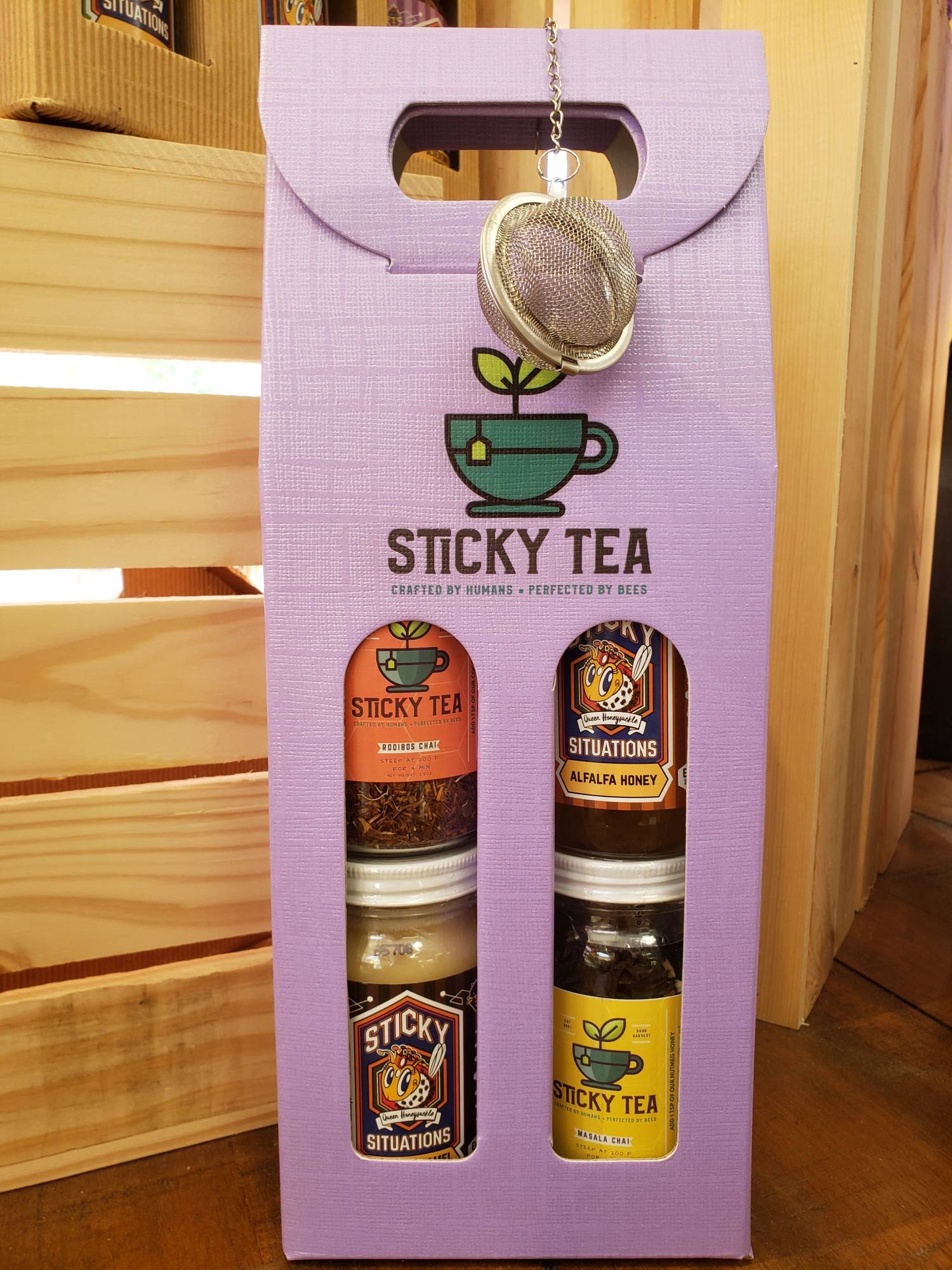 Build Your Own Tea & Honey Box! Sticky Situations & Extra Virgin Oil